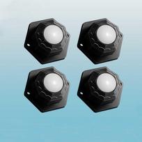 Pastable 360 Degree Self Adhesive Rotation Pulley Furniture Casters Universal Wheel Mini Swivel Wheels Base Roller