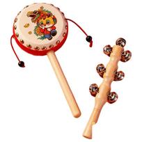 MAILE KID Baby Rattle & Clapper Stick Set