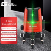 GeeLii 55260 5-Line Green Laser Level Kit (CN version)