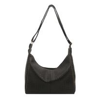 Fashionable Woven Commuter Tote Bag, Crossbody Bag, Large Capacity Shoulder Bag with Strap juoda