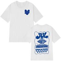 Raper Jul Grafinis Marškinėlis Vyrams Moterims Drabužiai Mada Hip Hop Vintage Marškinėlis Laisvalaikio Medvilninis Trumpomis Rankovėmis Oversized Viršutiniai Drabužiai S white