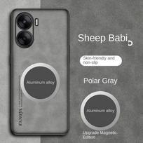For Xiaomi POCO X8 Pro Case Soft PU Skin With Magnetic Protective Back Cover case For Xiaomi POCO X8 X7 X6 Pro Full Cover Shell For Poco X8 PRO pilka spalva