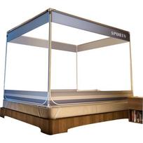 Muji-Style Full-Surround Seamless Mosquito Net 1.8m Bed (180x200cm)