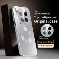 For VIVO X300 Pro Case Hard AG Matte Magnetic MagSafe Lens Protective Back Cover Case For VIVO X300 X300Pro Full Cover Shell vivo X300 Pro sidabras