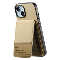 RFID-blocking Wallet with Card Holder Bracket Phone Case for IPhone 17 Air 16 E15 14 Plus 13 12 11 Pro Max Flip PU Leather Cover iPhone 17 Pro Max chaki