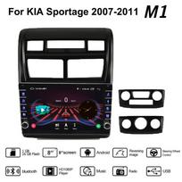 Android automobilinis radijas, skirtas KIA Sportage 2007-2011 su mygtuku rankenėle Automobilinis multimedijos grotuvas GPS navigacija WIFI 2Din Stereo 1+16GB 1+16GB