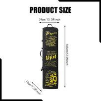 Rolling Ski Bag Backpack Zipper Waterproof Storage Snowboard Bag with Wheels Snow Gears Container Tote Accessories