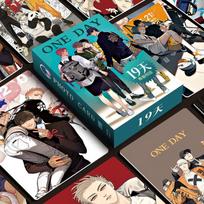 55 Pcs/Set Chinese BL Manwha 19 Days Laser Lomo Card Mo Guanshan, He Tian Cartoon Characters HD Photocard Fans Gift