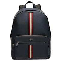 Bally sidabrinė furnitūra odinis ir medžiaginis kuprinė Vyriška kuprinė Mėlyna 6307867 Blue
