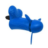 Funny Car Air Freshener Vent Clip, Novelty Aromatherapy Diffuser, Rotating Propeller Automotive Air Outlet Fan for Car Interior Accessories, Gag mėlyna