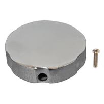 Elegantiškas chromuotas vonios maišytuvo sukamasis rankenėlė, skersmuo 74 mm, estetiniam atnaujinimui F1016-C
