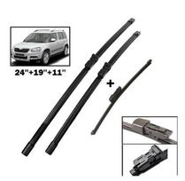 Suitable for Skoda Yeti 2009-2017 front and rear wipers Yedi windshield wiper blade wiper