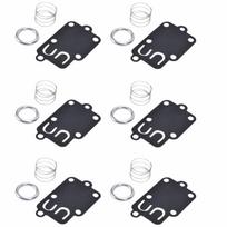 6SET Black Diaphragm Gasket Kit Compact Spring Cap Engine Repair Tools for 5021K 2HP 5HP Engines