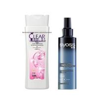 Clear Anti-Dandruff Shampoo & Syoss Hair Gel Bundle