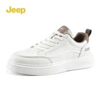 Jeep Men's Breathable Thick-Soled Casual Sneakers 42