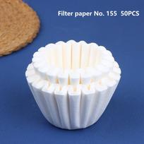 Eco Friendly Pour Over Coffee Filters 50 Sheets 155 For 1 To 2 Cups 185 For 2 To 4 Cups Natural Taste A1
