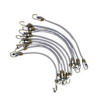 Tie Tent Assembly Elastic Rope Binding Rope Bungee Cord Luggage Straps Rope Binding Rope Hooks White Rope
