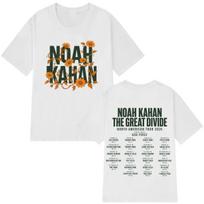 Singer Noah Kahan The Great Divide Tour Graphic Shirt Men Women Aesthetic Trend Y2K T-shirt Loose Casual Tops S