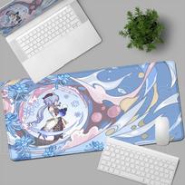 Liyue Genshin Impact Anime Mouse Pad Gaming Ganyu Xiao Baizhu Xianyun XXL Large Mouse Pad Non-slip Keyboard Desk Mat HD Mousepad 600x300x2mm