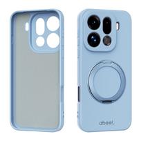 For OPPO Find X9 Pro Phone Case Liquid Silicone TPU Magnetic Bracket Protect Back Cover for OPPO Find X9 X9Pro 5G Shell Bumper OPPO Find X9