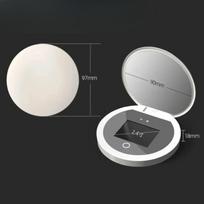 Smart UV Sunscreen Detection Beauty Mirror LED Cosmetic Mirror For Facial Skin Care Daily Makeup Grooming Use