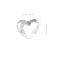 10Pcs Heart Shape Teeth Gems Crystal Tooth Jewelry Smile Decoration Dental Accessories Teeth Gems Tooth Jewelry balta