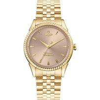 Vivienne Westwood VV240PKGD Seymour Auksinio atspalvio Moteriškas laikrodis 38mm auksas