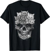 A Skull But It039s Cats Kitty Skeleton Halloween Cat Skull TShirt unisex TShirt Unisex T-Shirt S