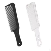 2pcs Teeh Fine Comb, Detangling Smooth Hair Brush white