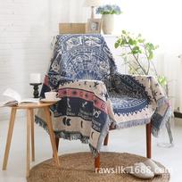 Sofos antklodė Sofos rankšluostis Retro antklodė Audinys Šilta Sofa Pagalvė Sofos Užvalkalas Viskas įskaičiuota 90*90cm