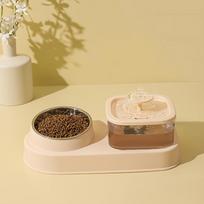 Dog Cat Automatic Feeder Bowl Large Capacity Dog Cat Feeding And Drinking Dog Water Dispenser Feeding Bowl Pet Supplies