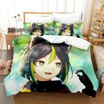 Kawaii Genshin Impact Tighnari Patalynės Komplektas Viengulis Twin Pilnas Karalienės Karaliaus Dydžio Lovos Komplektas Suaugusiems Vaikams Miegamojo Antklodės Užvalkalų Rinkiniai 70x133cm 2pcs