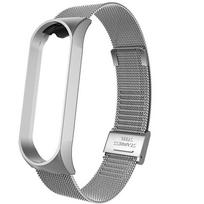 Xiaomi Mi Band 3/4 Metal Wristband: Milanese Stainless Steel Strap with Buckle Replacement Buckle Model sidabras
