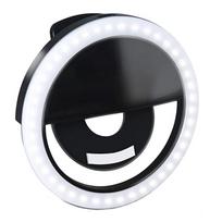 Žiedinė lempa Elight CL1, juoda sp.