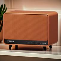 Philips TAS6500 Retro Bluetooth Desktop Speaker CN plug (adapter included) oranžinė