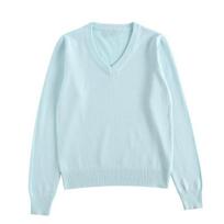 Japanese Campus Style JK Uniform Student Knitted Pullover V-neck Autumn Warm Knitted Long Sleeves XS