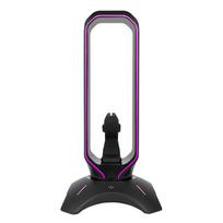 RGB Gaming Headphone Stand with Mouse Bungee Cord Holder Over-Ear Headset Holder with USB 2.0 Hub Gaming Accessories juoda