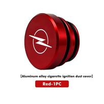 For Opel 1/2PCS Car Logo Cigarette Lighter Dust Plug Button Socket Protective Cover OPC Astra J H G K Insignia Corsa D B E Mokka