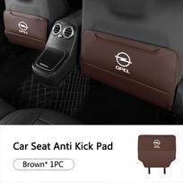 Leather Car Seat Back Anti Kick Pad Protective for Opel Astra H G J Zafira Corsa Mokka Insignia Vectra C D Antara Accessories
