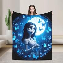 Anime filmo C-Mirusioji nuotaka pledas Šiltas minkštas madingas pliušinis pledas berniukui mergaitei lauke flanelinis lovatiesė lovos užvalkalas 130x150cm