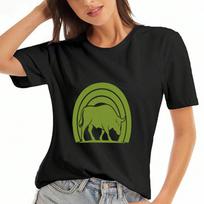 Great Barrier Reef Corals Ladies Cotton T Shirt, Premium Cotton Quality Print, Durable And Longlasting, Casual Fashion, Perfect For Ocean Lovers And M S įvairiaspalvis