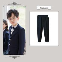 British Style Winter Uniform for Primary and Kindergarten – Children's Velvet Suit Set with Jacket 110cm
