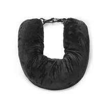Waterproof Fillable Travel Neck Pillow Gift Carry Portable  Fabric Travel Bag Pillow Ultra Soft Fuzz Stuffable Neck