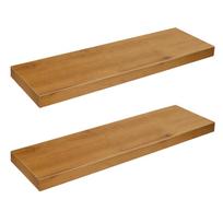 Tamsiosios alksnio lentyna Rinkinys 2 vnt. Ant sienos Svetainei Begryf 60X20X3,8