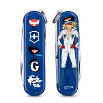 VICTORINOX Classic Yatterman kolekcija 1 Šveicariškas armijos peilis Daugiafunkcinis Avarinis su plokščiu ir nagų dilde 7 Dovana Ne. - Peilis, Reikmenys,