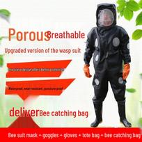 Thickened Anti-Hornet Jumpsuit with Ventilation Fan 170-175