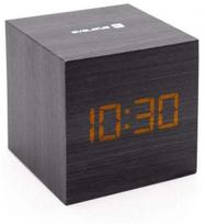 Stalinis kvarcinis laikrodis Evelatus Multifunctional Clock EMC02, juoda sp.
