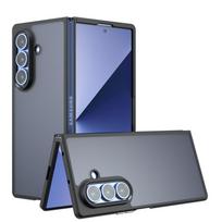 For Samsung Galaxy Z Fold7 Fold6 Fold5 Case Matte Magsafe Drop-proof Built-in Airbag Corner Non-yellowing Material Soft Cover Pc + tpu&Galaxy Z Fold7