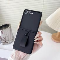 Luxury PU Leather Skin Wrist Strap Phone Case for Samsung Galaxy Z Flip 7 6 5 4 5G Flip5 Flip6 Flip7 FE Protective Back Cover Galaxy Z Flip6 juoda