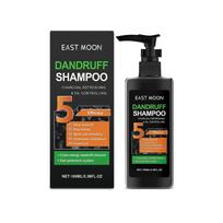 Moon Men Charcoal Oil Removal Shampoo, Charcoal Anti-Dandruff Fluffy Refreshing Non-Greasy Hair Treatment